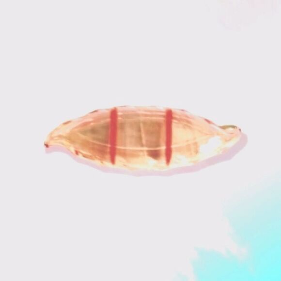 Pink Depression Glass Elegant Heisey Twist Leaf Shaped Relish Dish Vintage - Picture 2 of 7